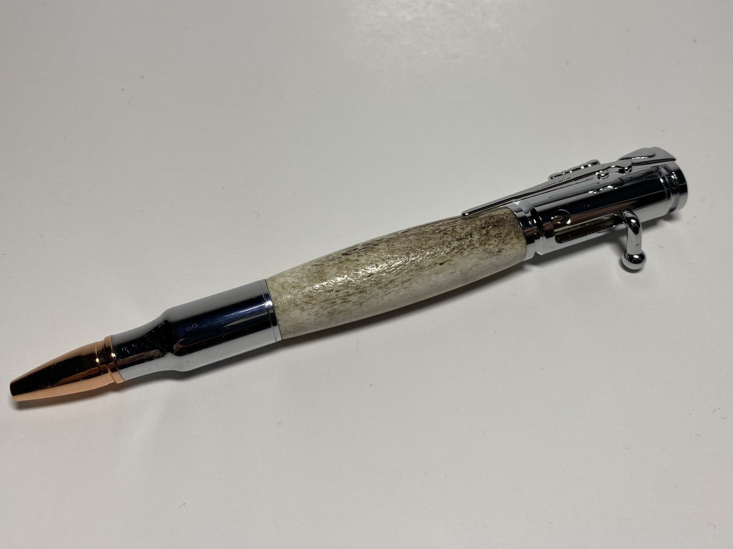 Bolt Action Deer Antler Rifle Pen