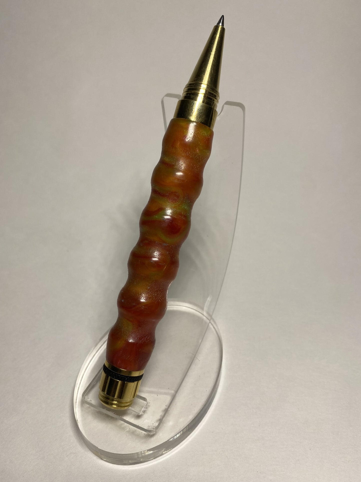 Orange Pearlescent Fidget Pen