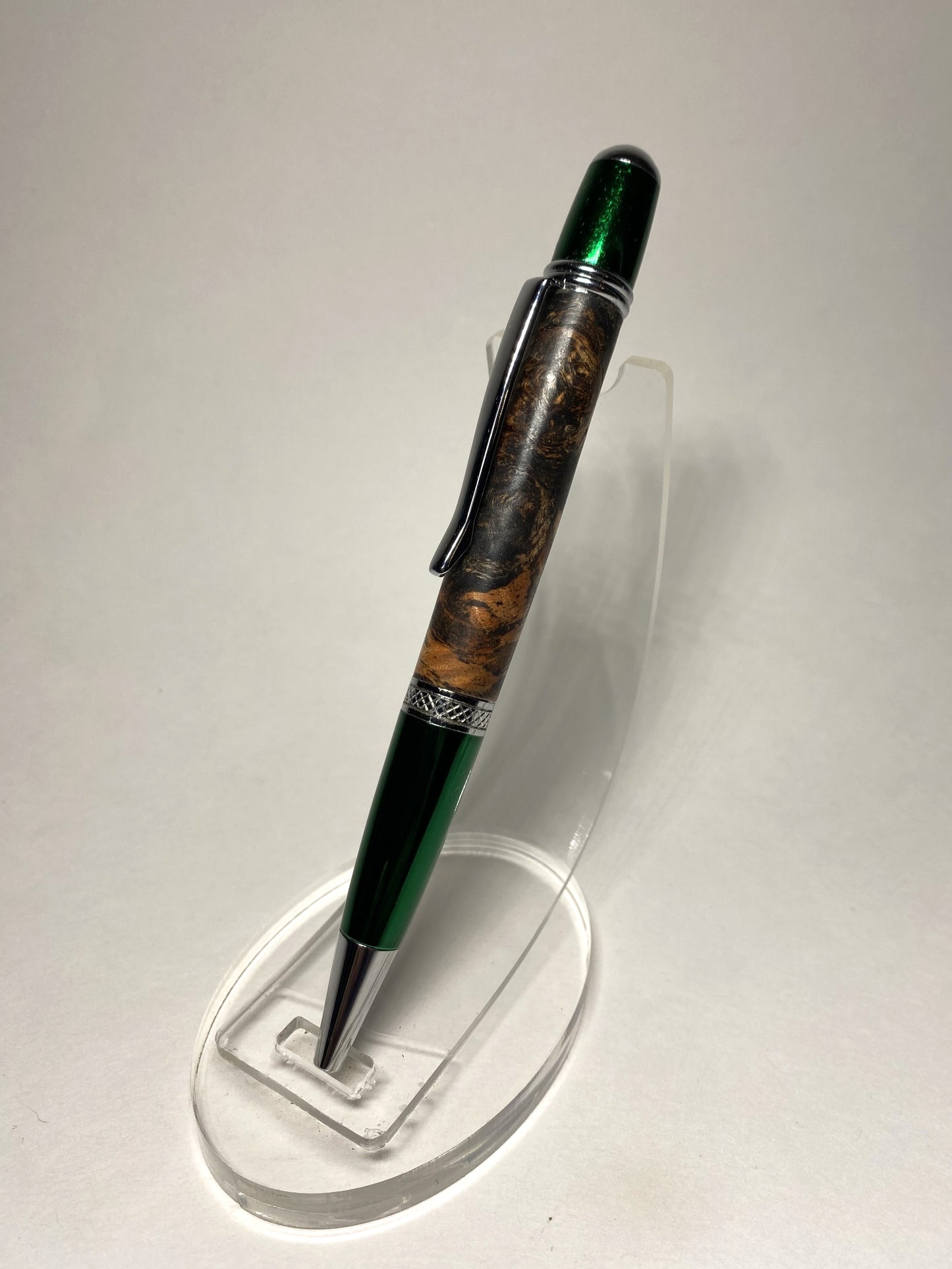 Dyed Wood Burl Sierra Ink Pen