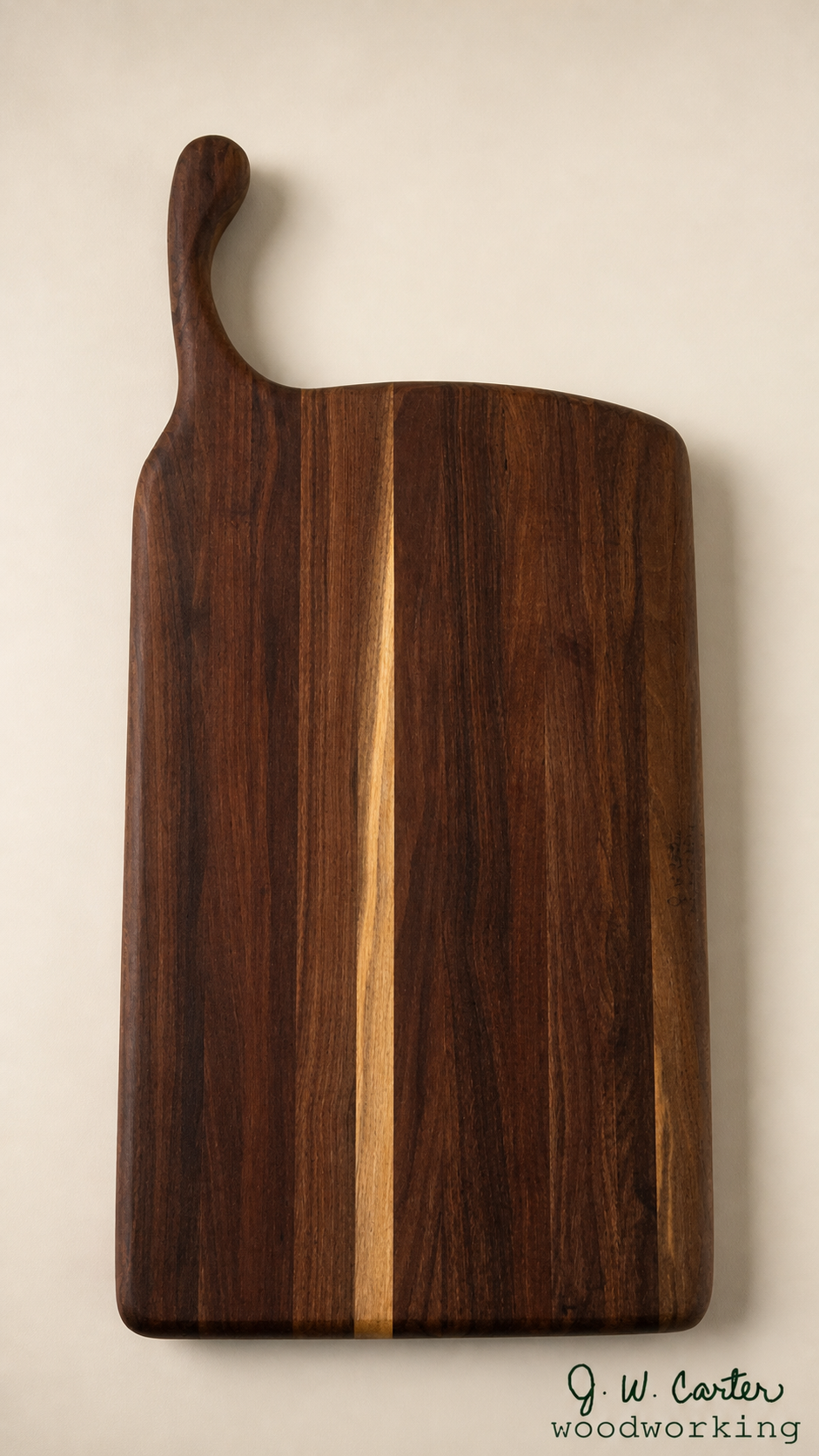 Walnut charcuterie board